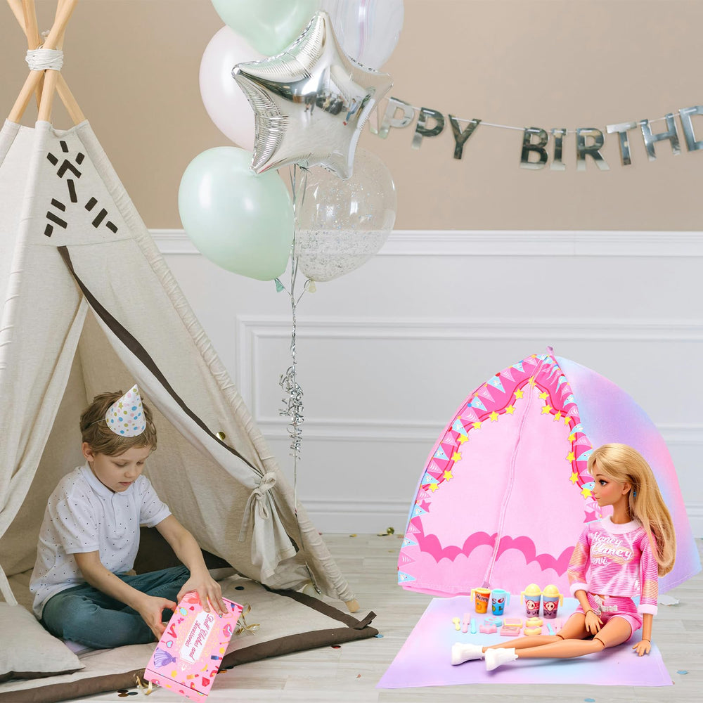 Miunana puppy plush companion enhances campsite storytelling