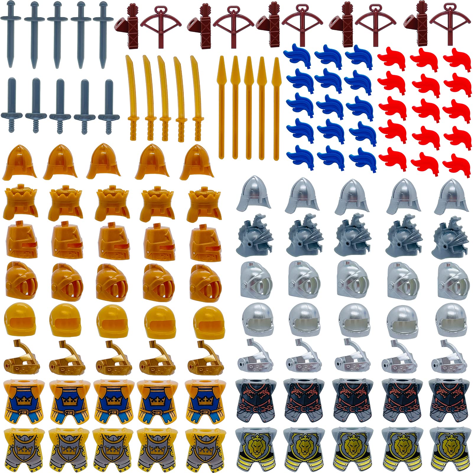 Miutrue knight mask piece for interchangeable looks and safe play