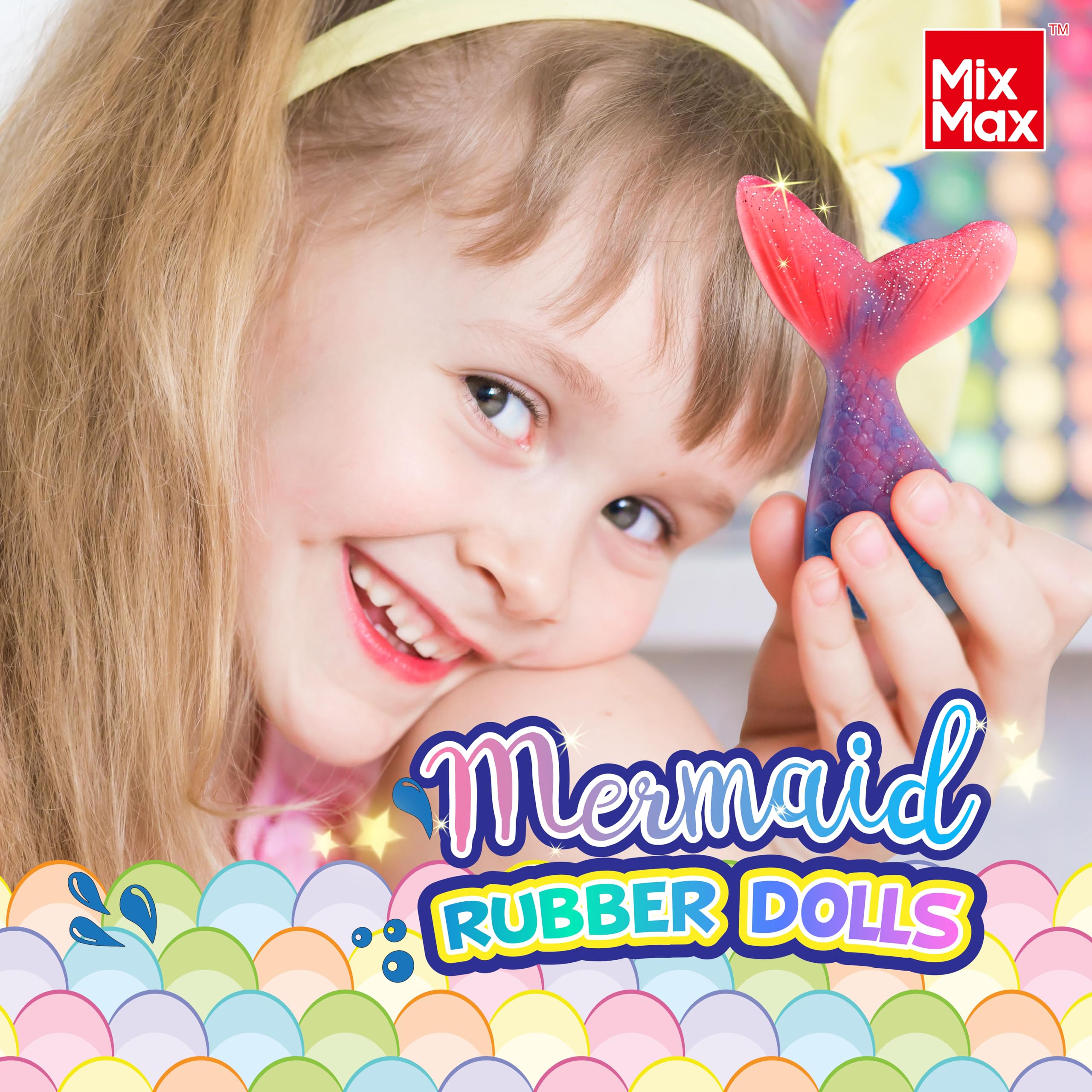 MixMax squishy kit contents including molds and gel for easy crafting