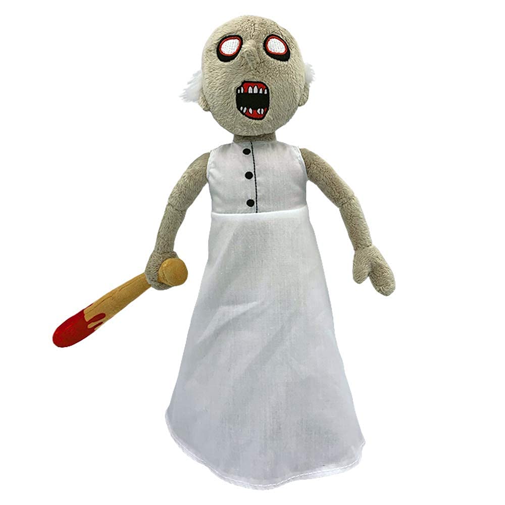 MIXUN Granny Plush Beanie Toy, cuddly 7-inch plush, ideal desk buddy and fan decor.