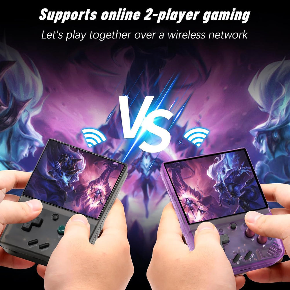 Miyoo Mini Plus IPS display showcases vivid 3.5-inch gameplay.
