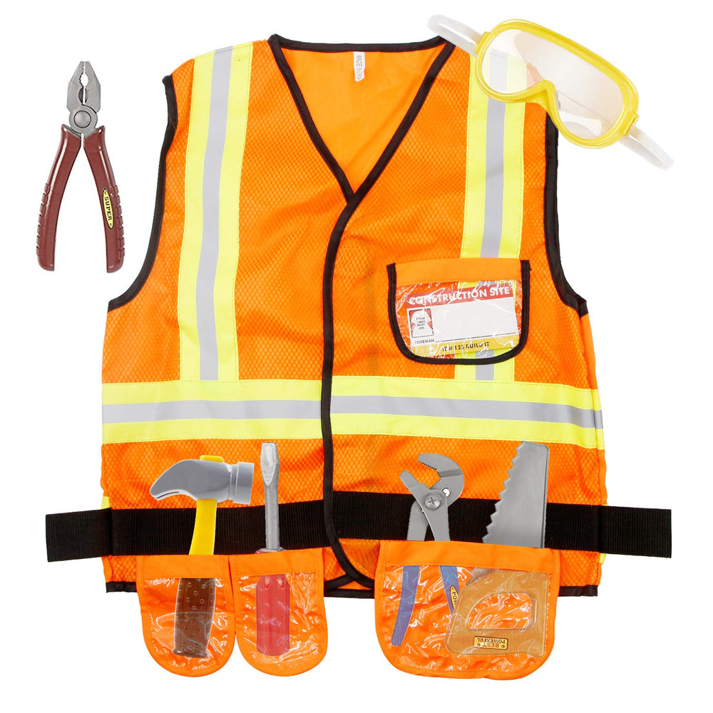 Mizzuco realistic-look construction outfit with high-visibility colors for credible role play.