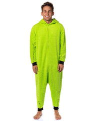 MJC Oogie Boogie union suit green packaging tag signals gift-ready Disney-style costume