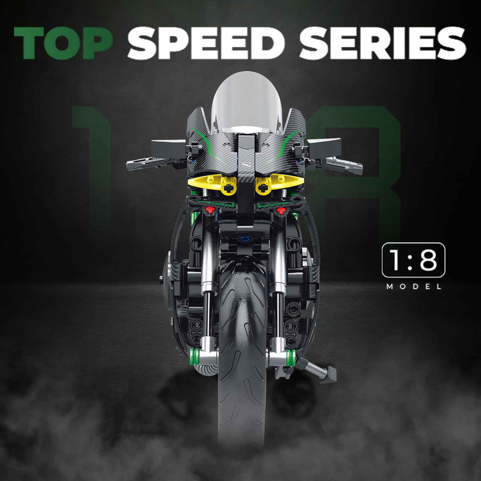 MJDDJA 1:8 motorcycle model fuel tank stickers add collectible flair