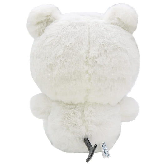 MJJAOQYF cartoon kawaii white bear side pose, ideal for imaginative play sessions.