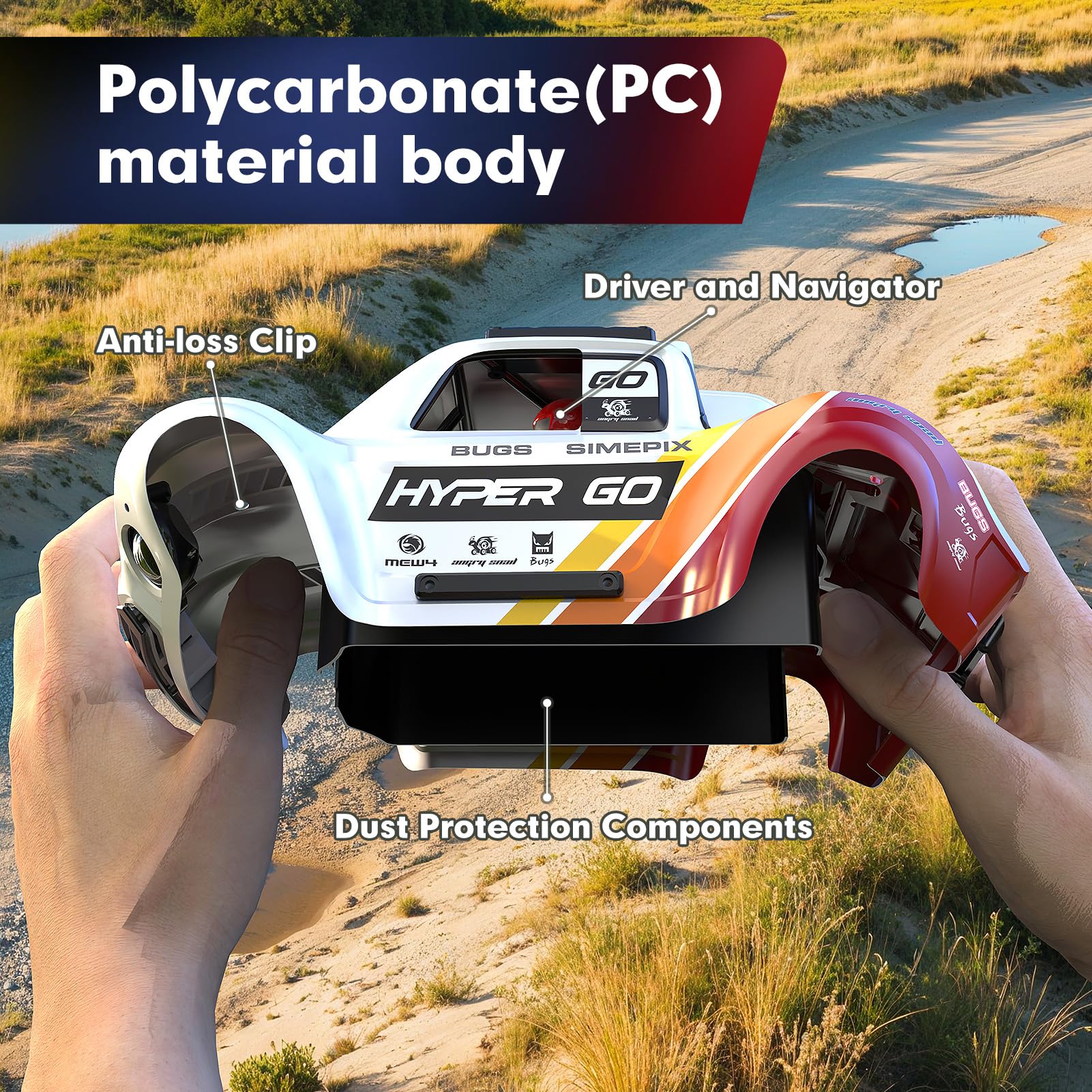 Gyro enables smoother handling and drifting control at high speeds.