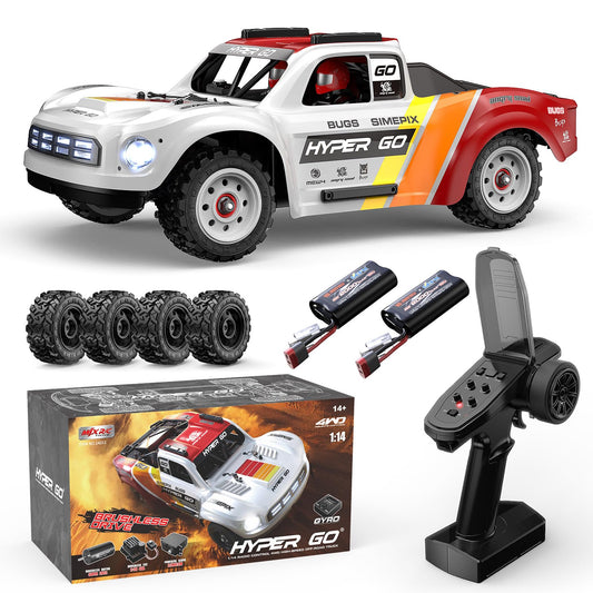 MJX Hyper GO 14211 RC desert truck body in polycarbonate for durable off-road play.