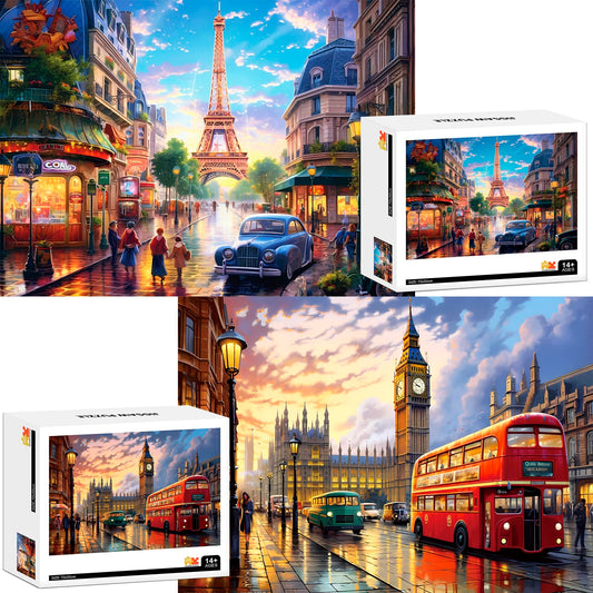 Mjyphdm Big Ben 1000-piece puzzle for a challenging cityscape experience