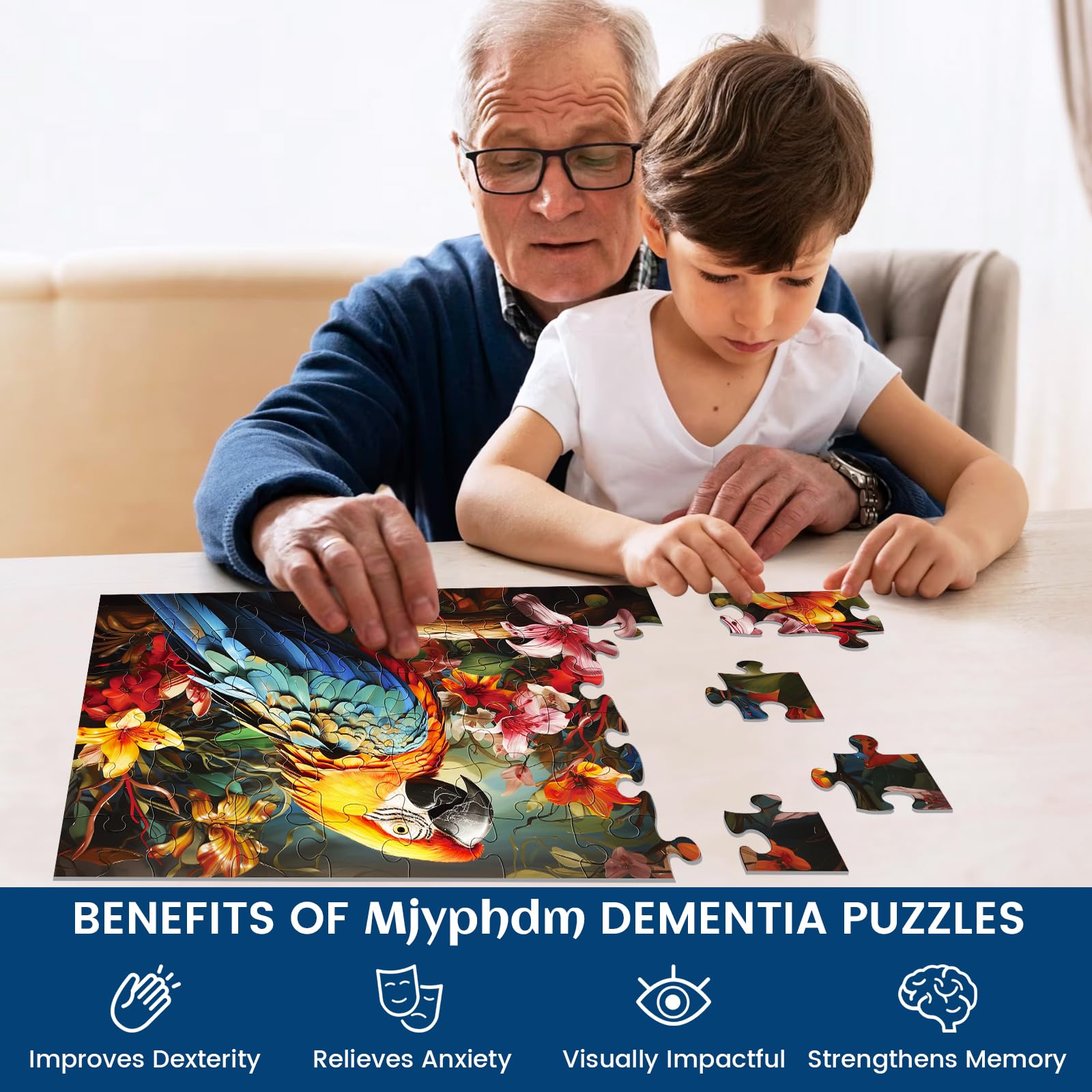 Mjyphdm colorful puzzle themes to boost memory and focus in seniors