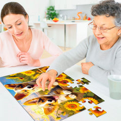 Mjyphdm gift-ready senior puzzles brighten daily routines with thoughtful entertainment