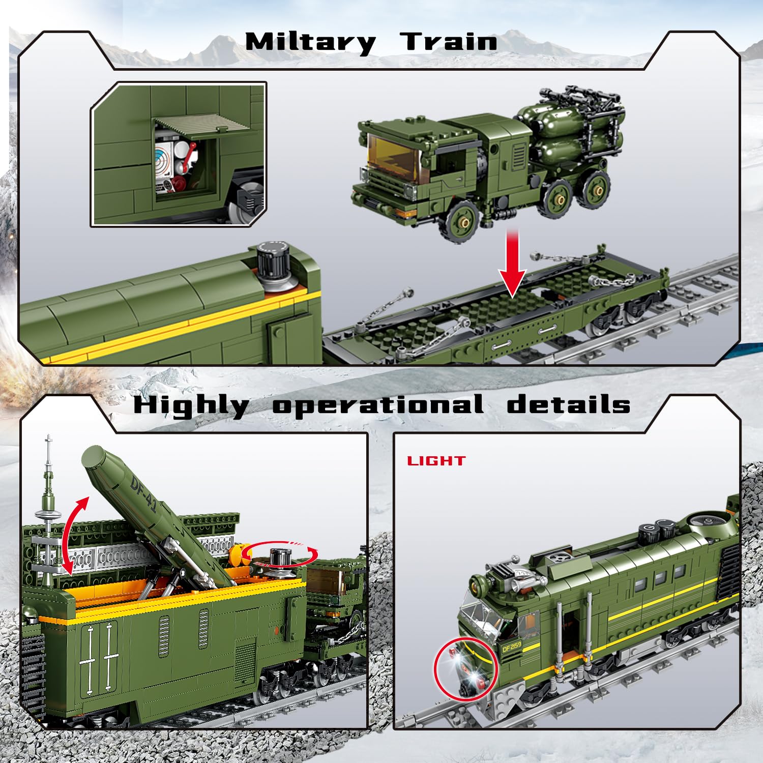 Mkmimo Military Truck Model offers rugged realism and robust detailing.