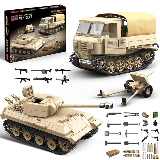 Mkmimo Panther Tank model for display and imaginative play
