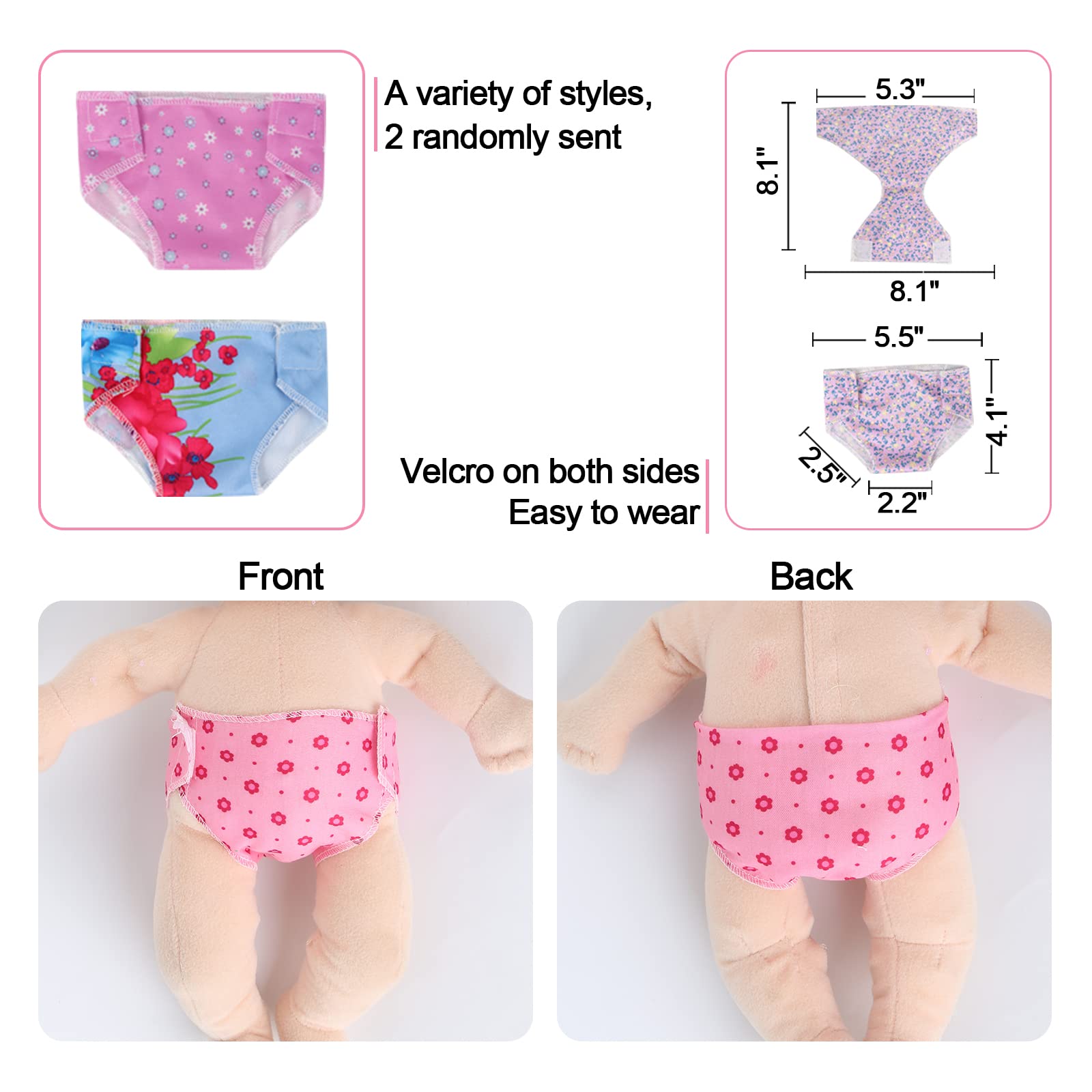 MLcnleS variety pack of doll clothes supports creative mix and match