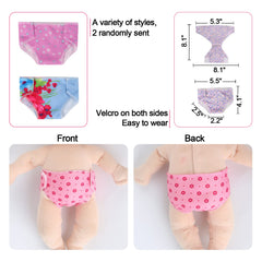 MLcnleS variety pack of doll clothes supports creative mix and match