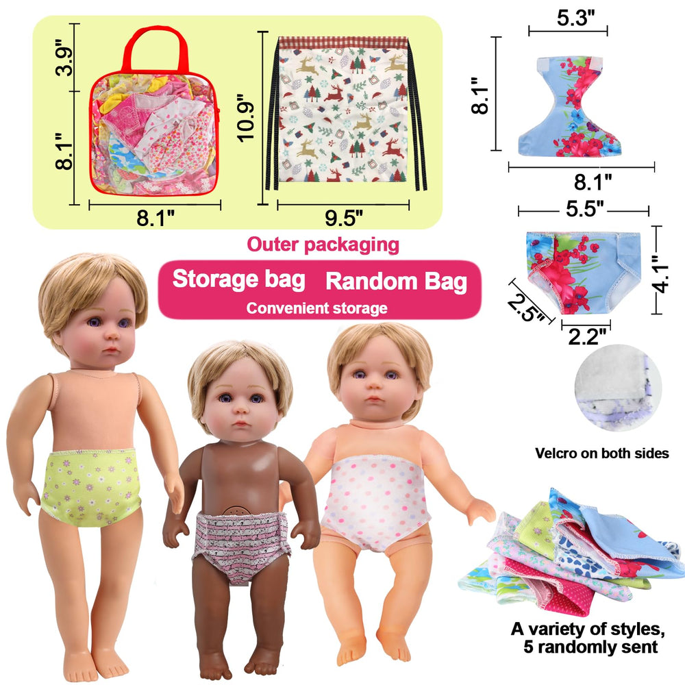 MLcnleS doll underwear set helps complete outfits for dressing play.