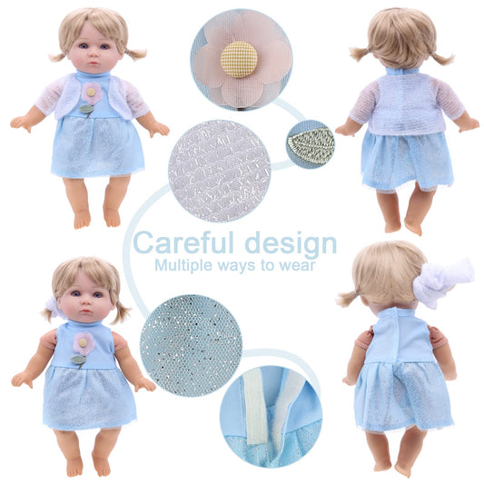 MLcnleS dress set for 12-15 inch dolls in 12 styles