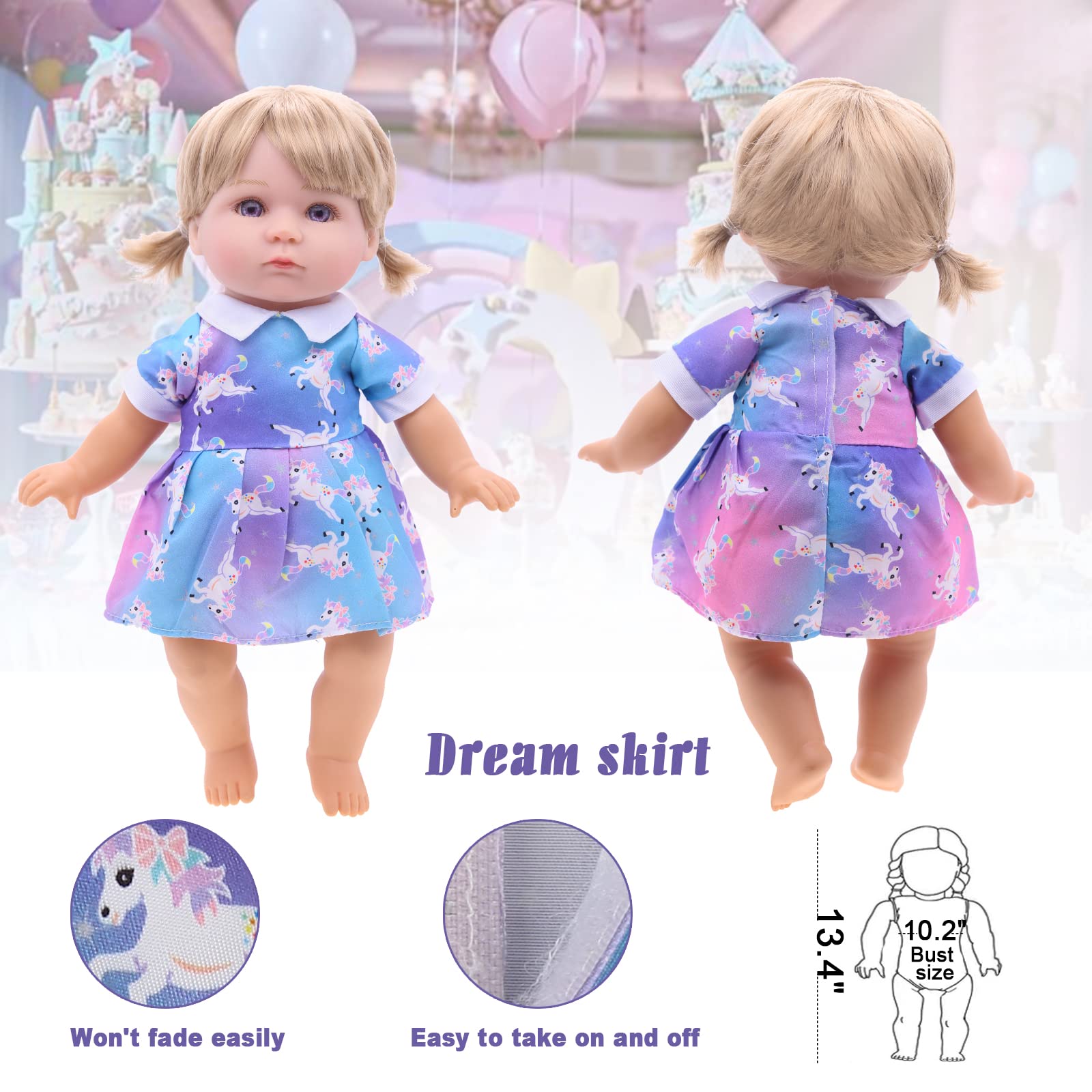 MLcnleS easy-on Velcro dresses for quick outfit changes