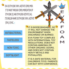 MLcnleS Viking foam sword design for outdoors and costume play
