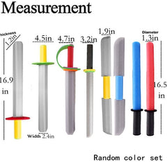 MLcnleS Knight-style foam swords for immersive role-play activities