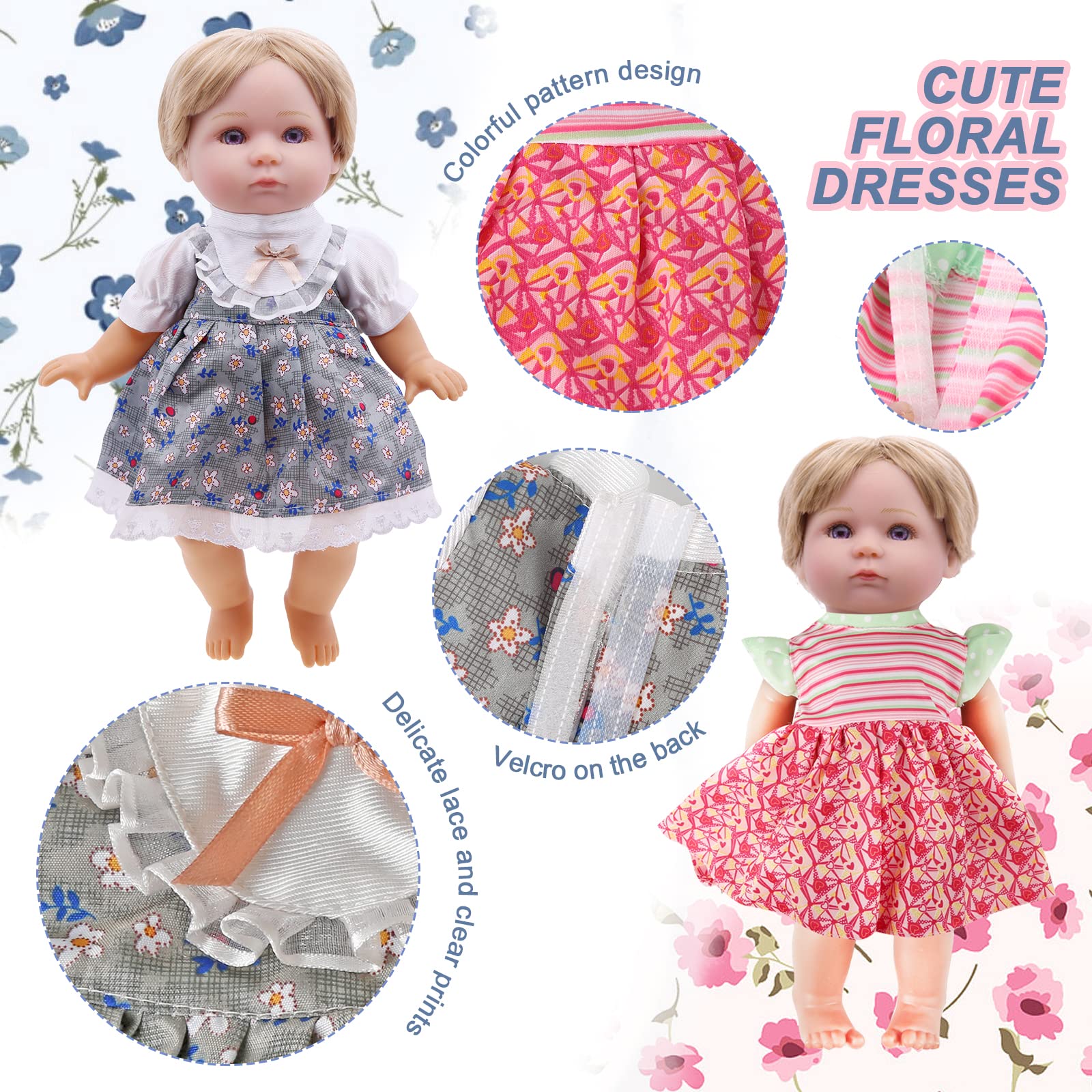 MLcnleS doll dress up set makes a thoughtful gift for birthdays and holidays