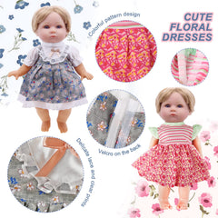 MLcnleS doll dress up set makes a thoughtful gift for birthdays and holidays