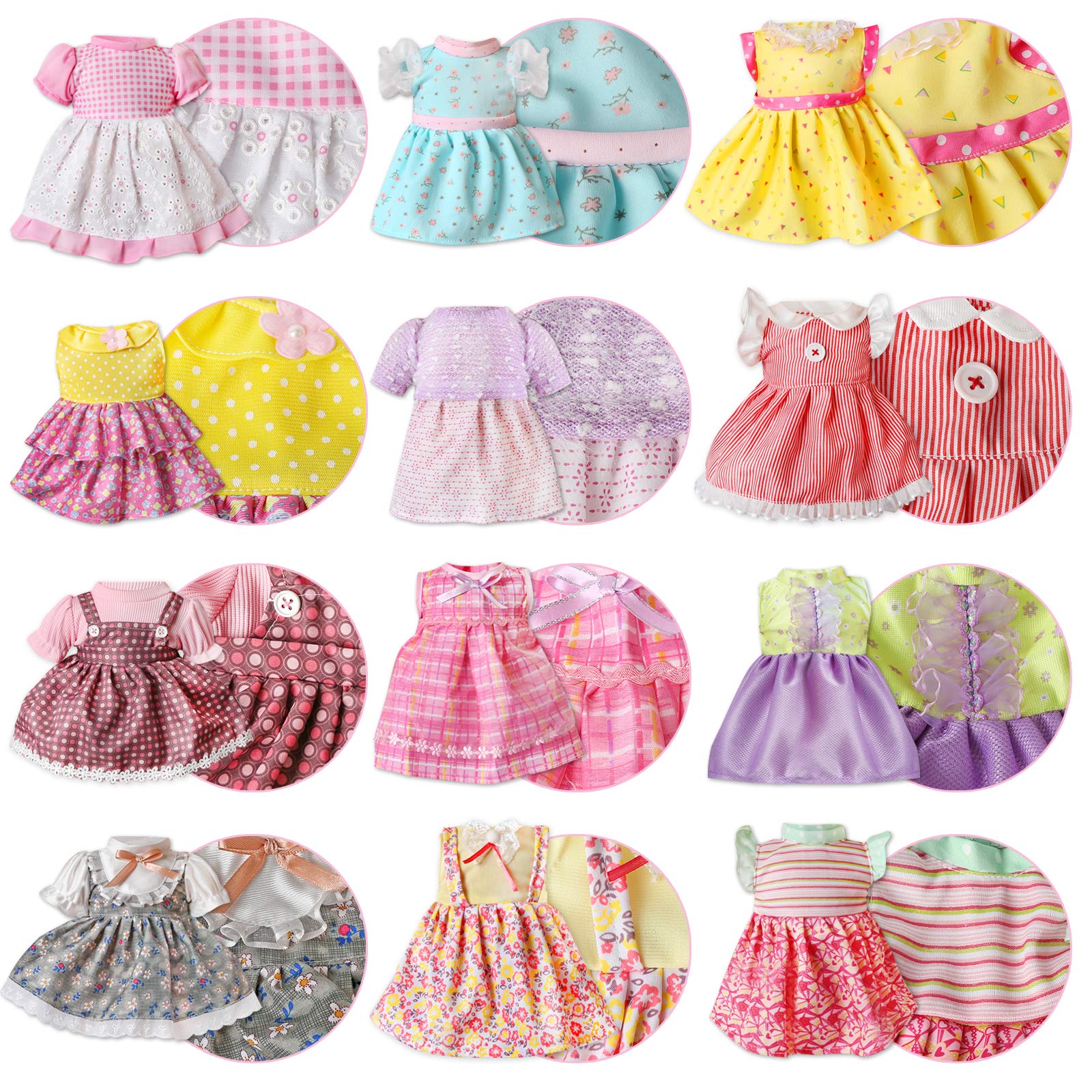 MLcnleS unicorn hair accessories add whimsical accents for complete outfits.