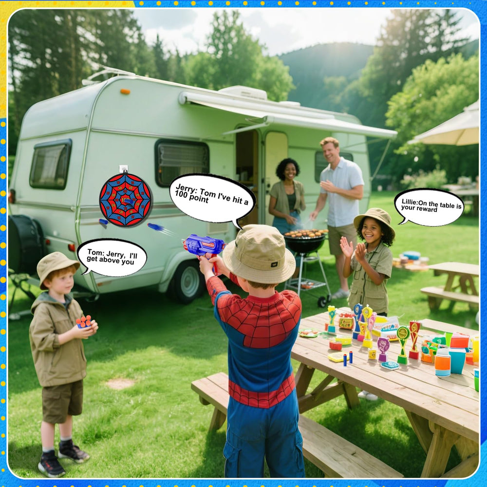 MLD foam darts provide safe, soft projectiles for indoor or outdoor target practice.