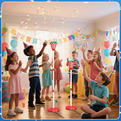 MLDKA portable bubble machine with handle for easy transport.