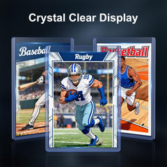 Mlikero 55pt top loader for football cards guards edges and surface with clarity