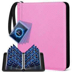 MLikero 9-pocket binder front cover displaying cards clearly