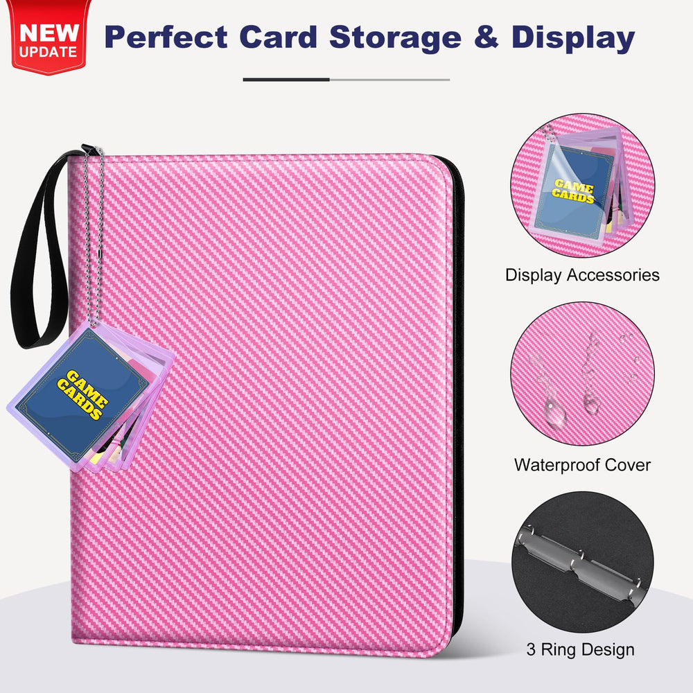 MLikero binder interior with double-sided sleeves organized neatly