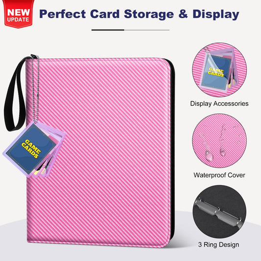 MLikero binder interior with double-sided sleeves organized neatly