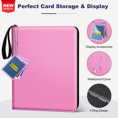 MLikero binder interior with double-sided sleeves organized neatly