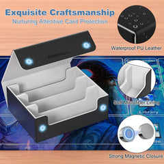 Mlikero Card Deck Case includes 10 dividers for organized access.