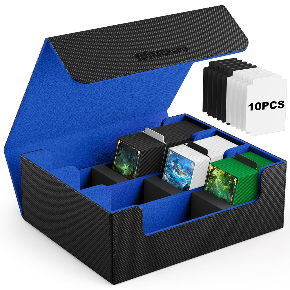 Mlikero card deck case with magnetic closure secures your collection on the go