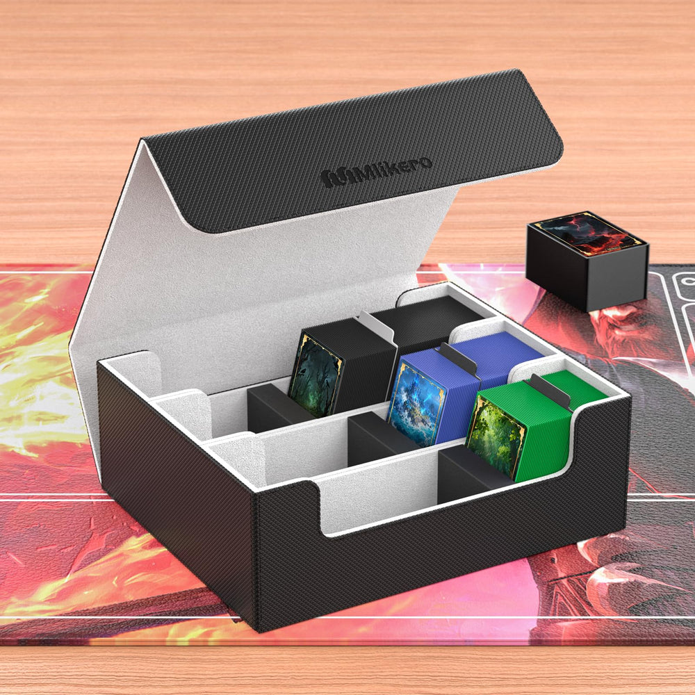 Mlikero Card Deck Case measures 11.5x10 inches for easy storage.