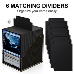 Mlikero includes six dividers to organize your cards