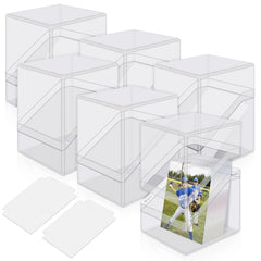 Mlikero six-pack acrylic deck cases provide clear visibility and durable protection for your cards.