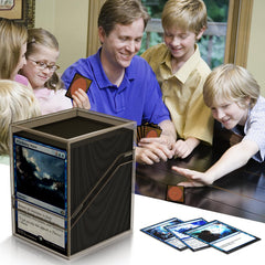Mlikero deck boxes displayed on a shelf for organized storage