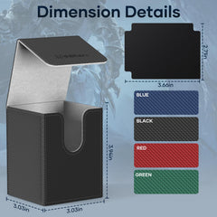 Mlikero card organizer with four dividers helps quick access.