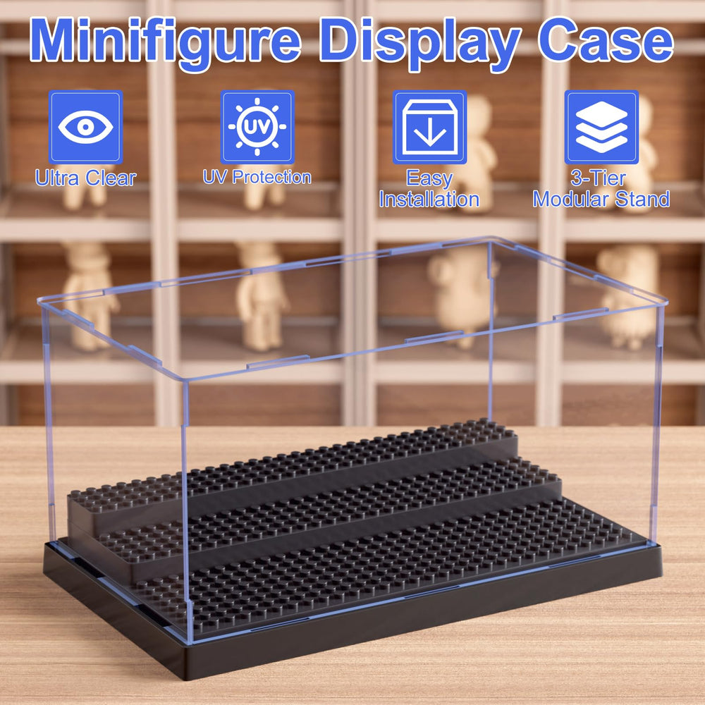 Mlikero clear dustproof acrylic box offers 360-degree viewing.