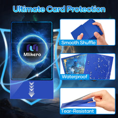 Mlikero sleeves designed for MTG, baseball and football cards with reliable protection.