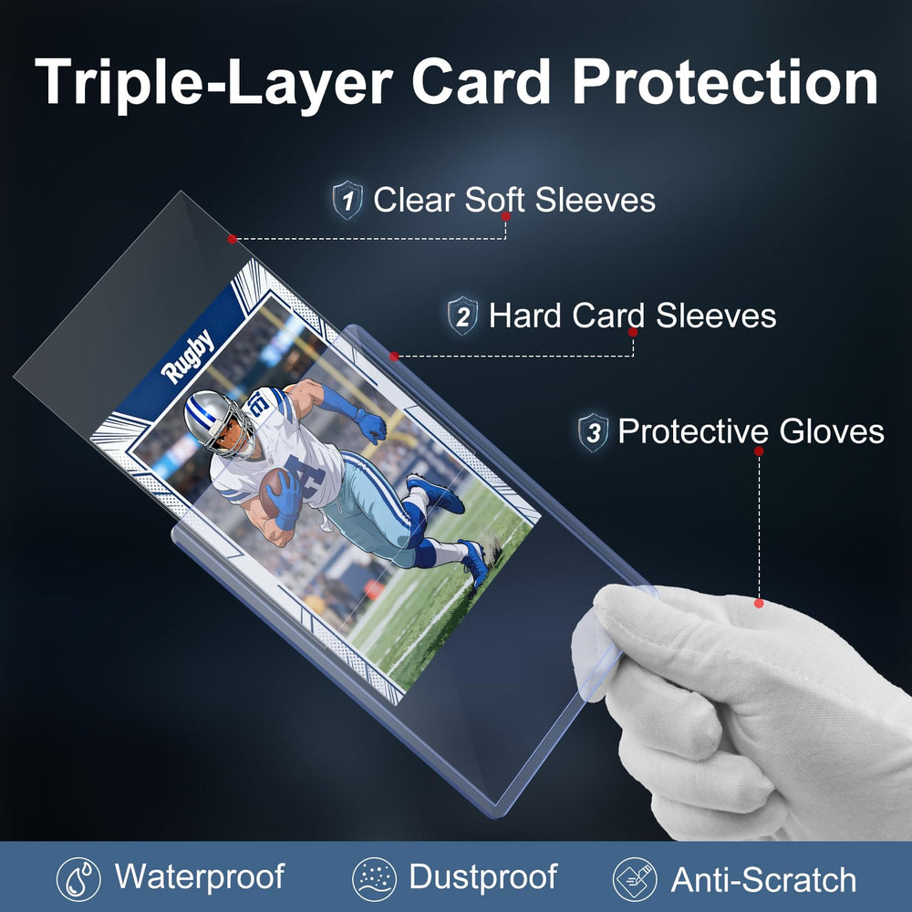 Mlikero 68x94mm thick card sleeve, non-PVC and anti-fade protection