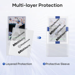 Mlikero protectors with tape rolls ready for efficient sealing