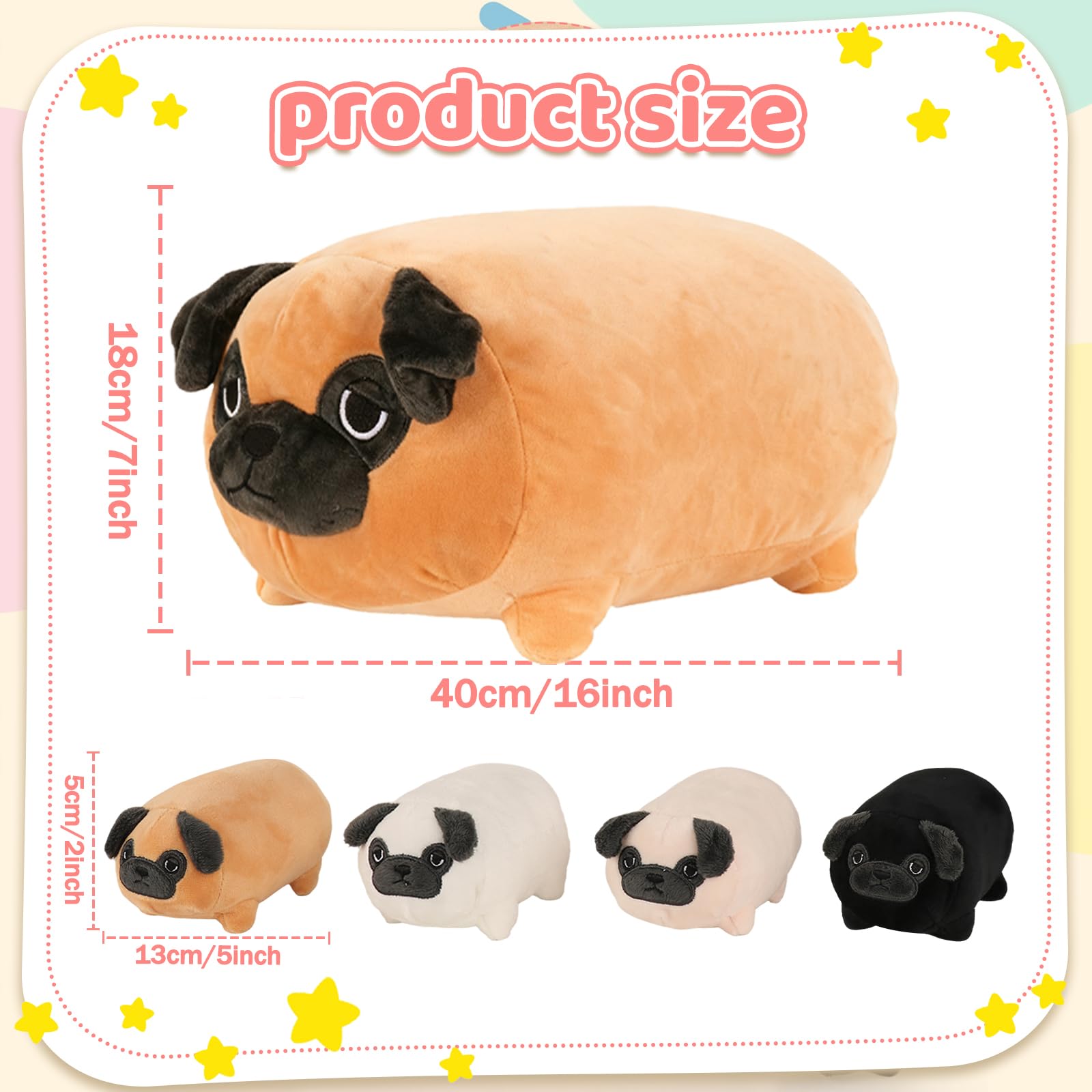 MMguai Bulldog family plush texture emphasizing durable softness and filling