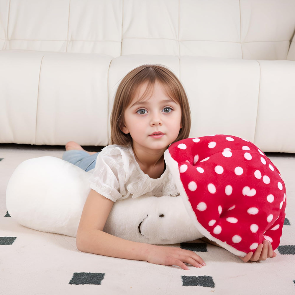 Non-toxic cotton-fill and durable fabric ensuring safe, cloud-soft comfort.
