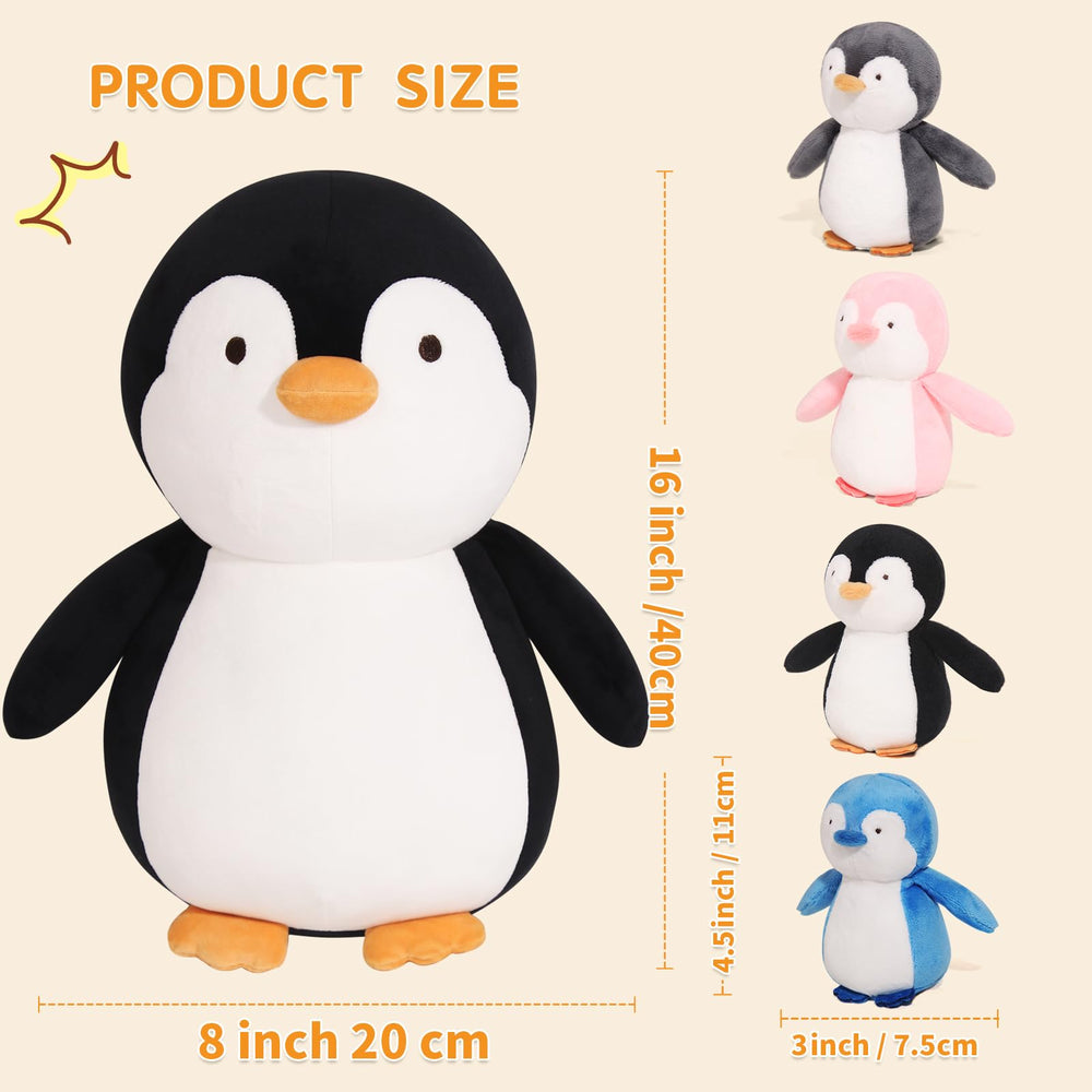 MMguai baby penguin plush two with bright colors for imaginative play