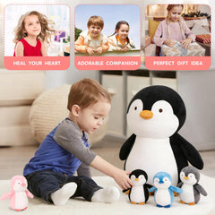 MMguai penguin stuffer room decor adds playful focal point to a kid's space