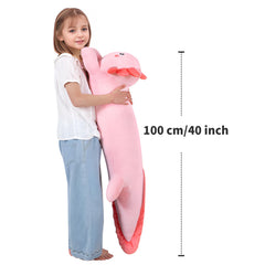 MMguai pink axolotl decor for bed, nursery, and reading corners