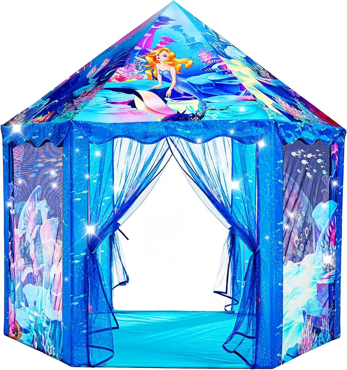 Mnagant Princess Mermaid Play Tent assembly guide for quick setup.